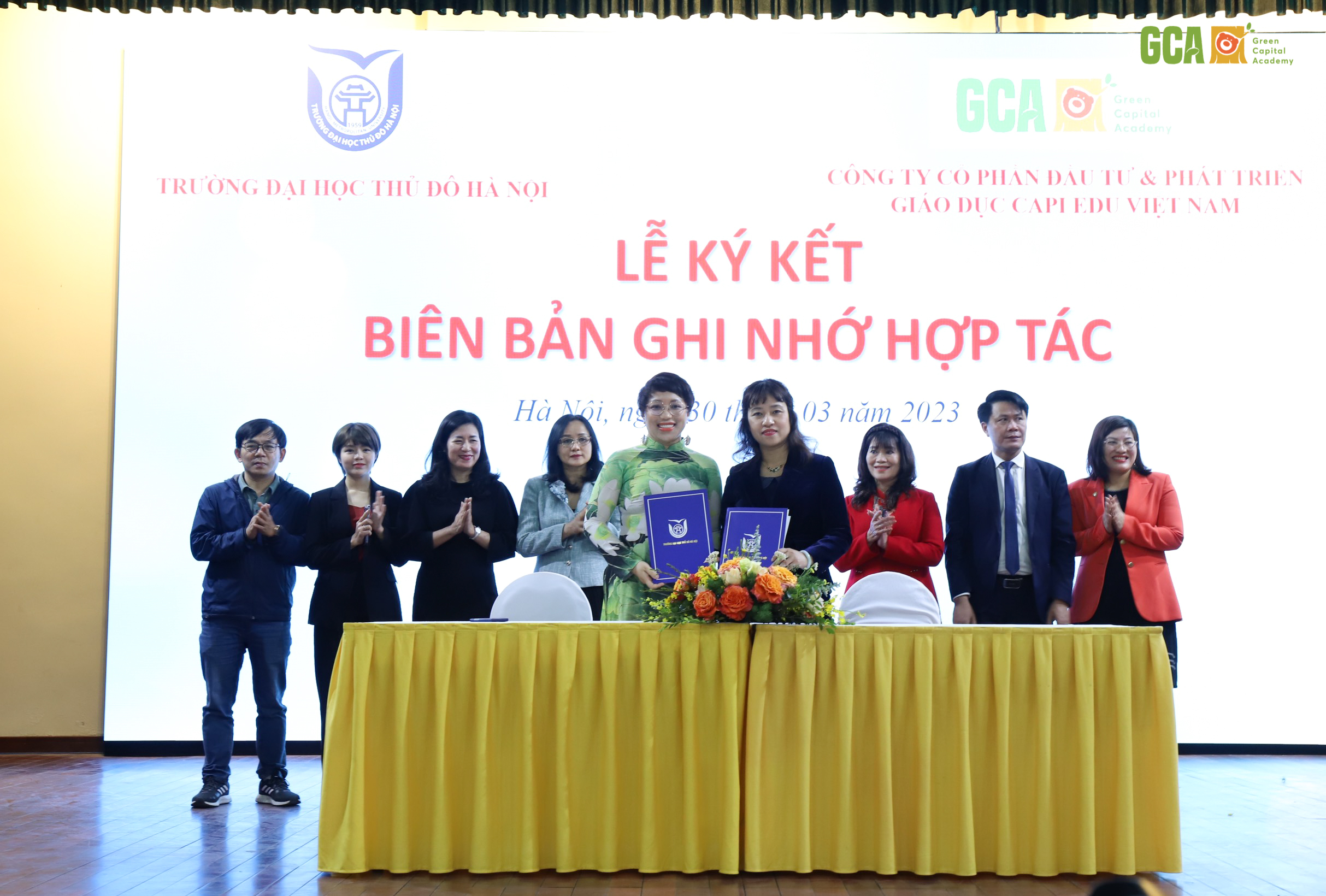 CapiEdu Việt Nam ký kết hợp tác với Trường Đại học Thủ Đô Hà Nội