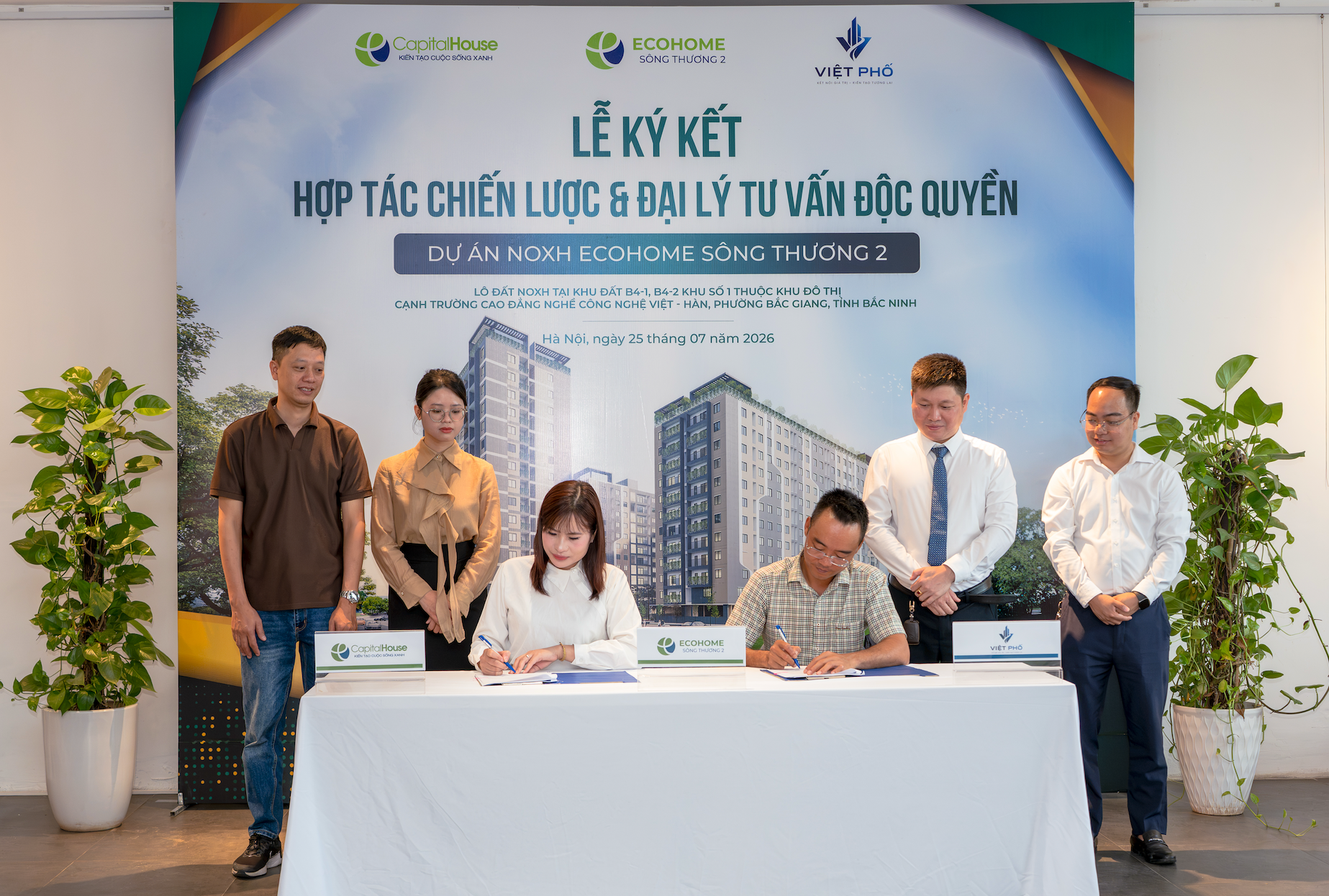Dự án NOXH Ecohome Sông Thương 2 chính thức ký kết hợp tác chiến lược & đại lý tư vấn độc quyền
